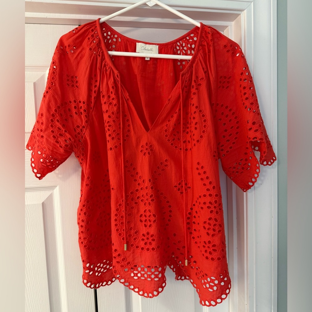Cleobella eyelet top